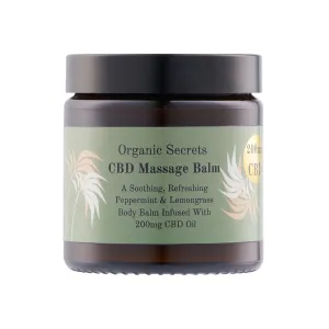 200mg CBD Body Massage Balm (100ml) - Organic Secrets