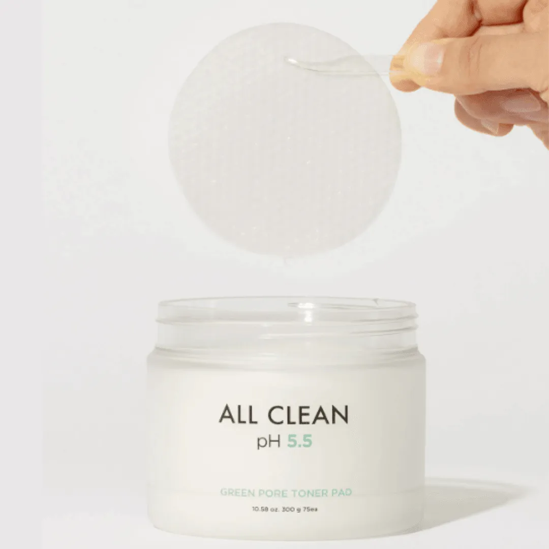 All Clean Green Pore Toner Pads - 75 pads