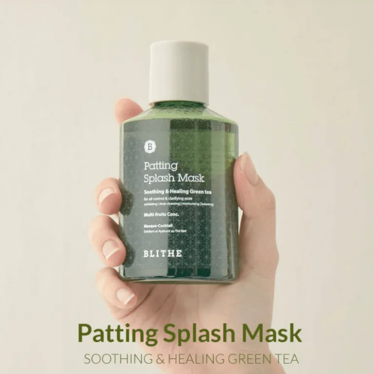 BLITHE Patting Splash Mask Soothing & Healing Green Tea 150ml