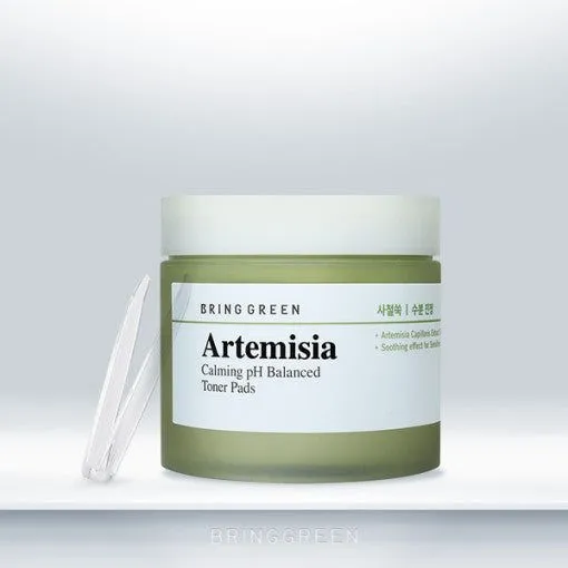 BRING GREEN Artemisia Calming pH Balanced Toner Pads 150g 75 Sheets