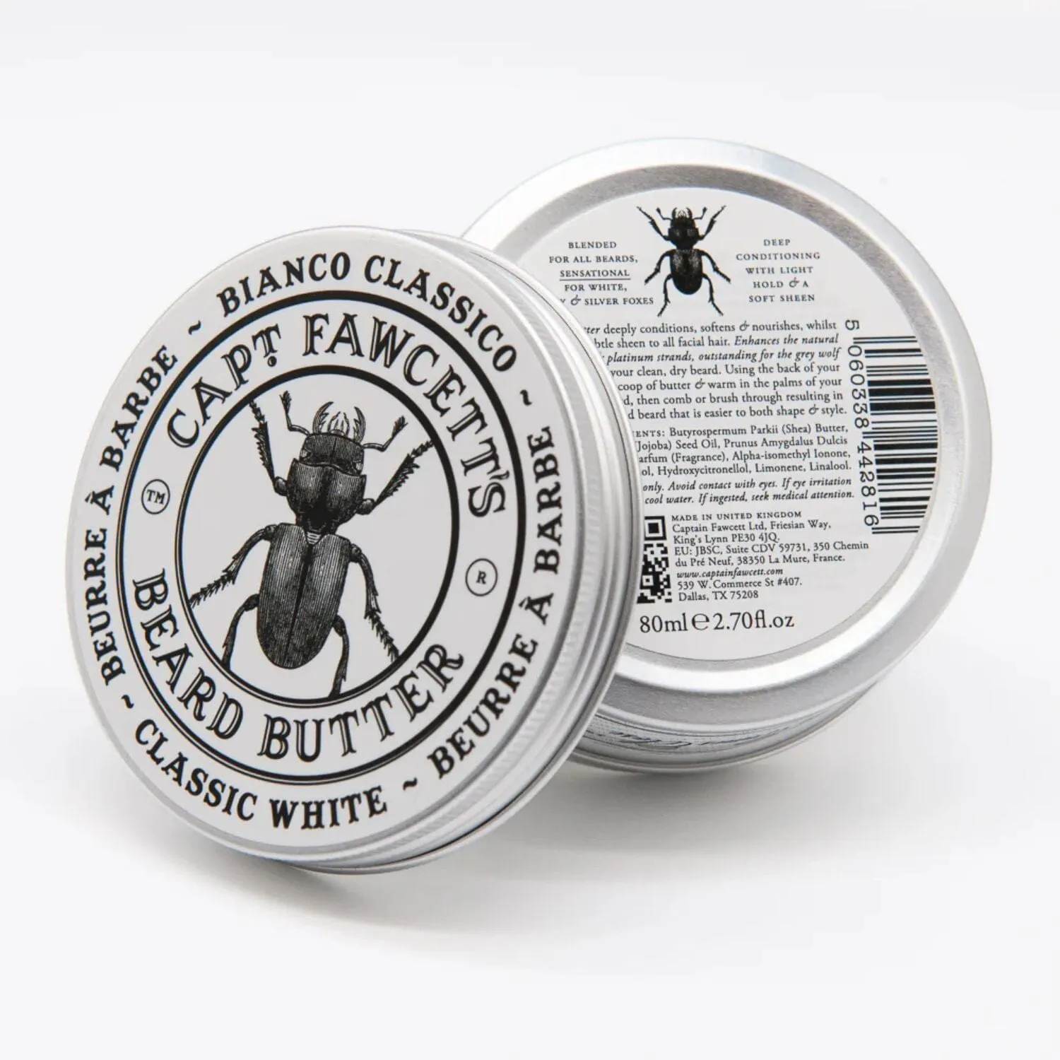 Captain Fawcett's Bianco Classico Beard Butter (80ml)