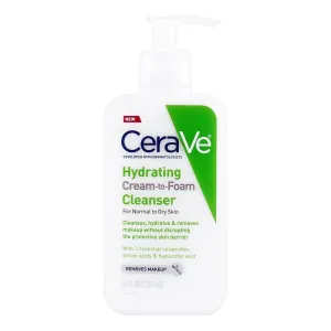 Cerave Hydrating Cream to Foam Facial Cleanser 237Ml