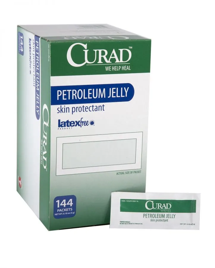 Curad CUR005345 Petroleum Jelly Box of 144