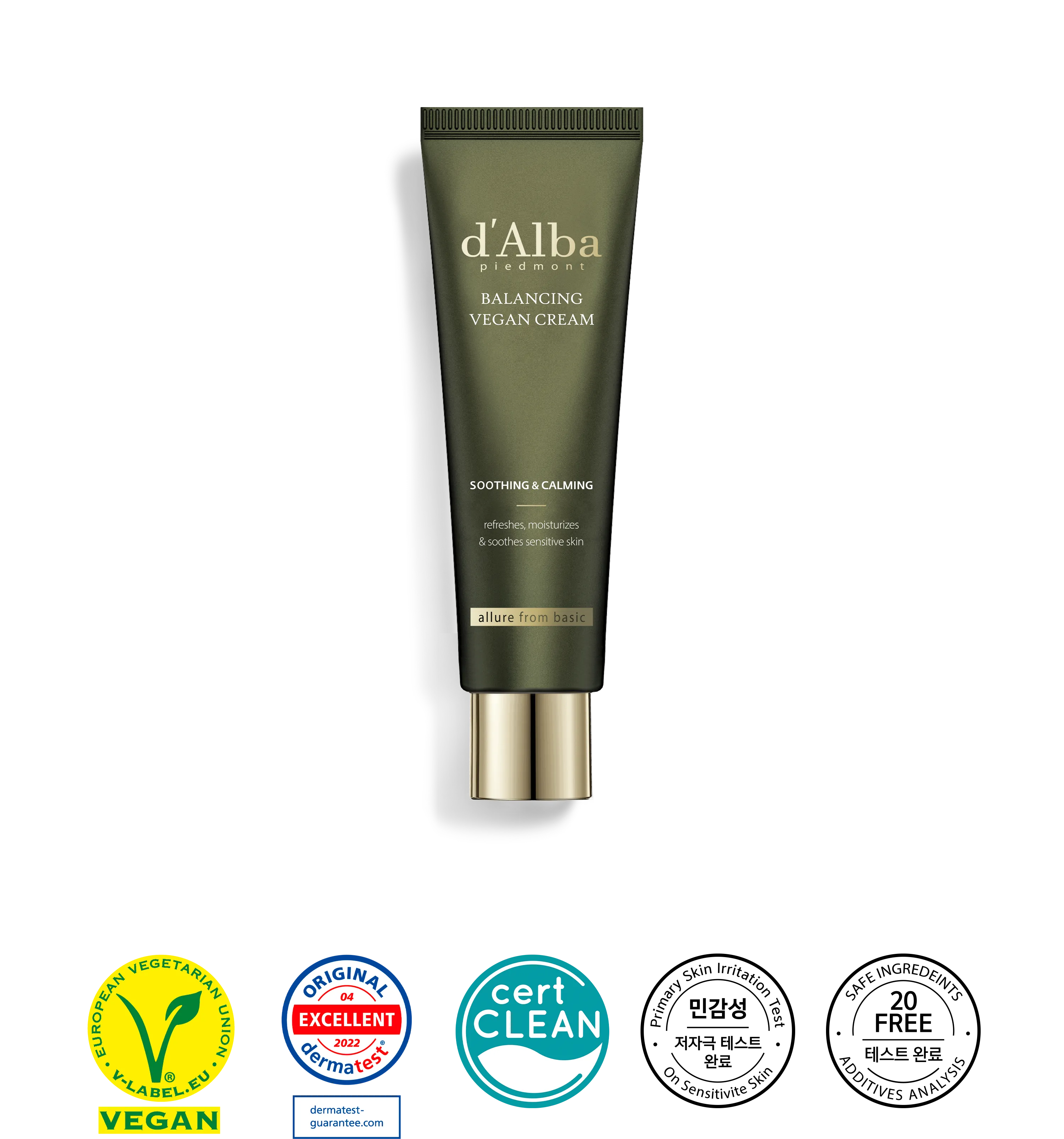 d'Alba Mild Skin Balancing Vegan Cream