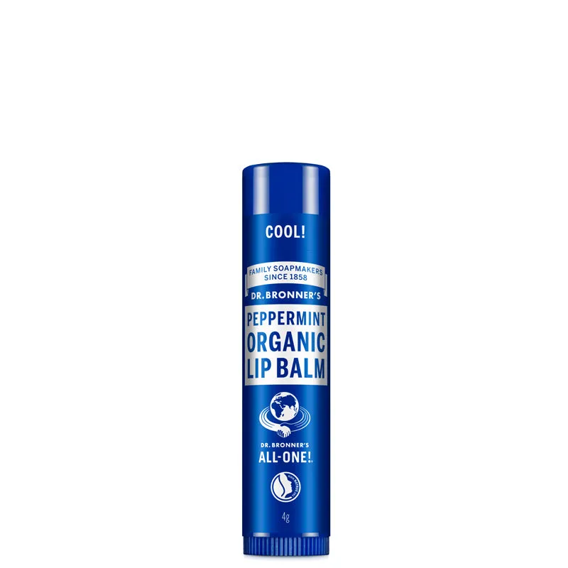 Dr Bronner's Peppermint Organic Lip Balm 4g