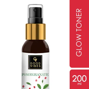 Good Vibes Pomegranate Glow Toner | Rejuvenating, Hydrating | With Honey | No Parabens, No Alcohol, No Sulphates, No Animal Testing (200 ml)