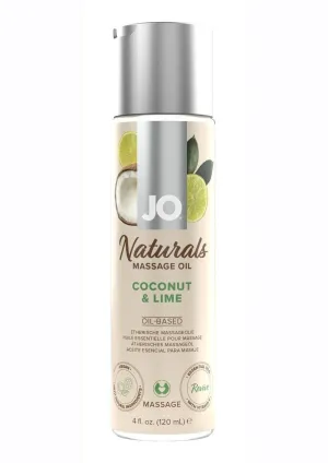 JO Naturals Coconut and Lime Massage Oil