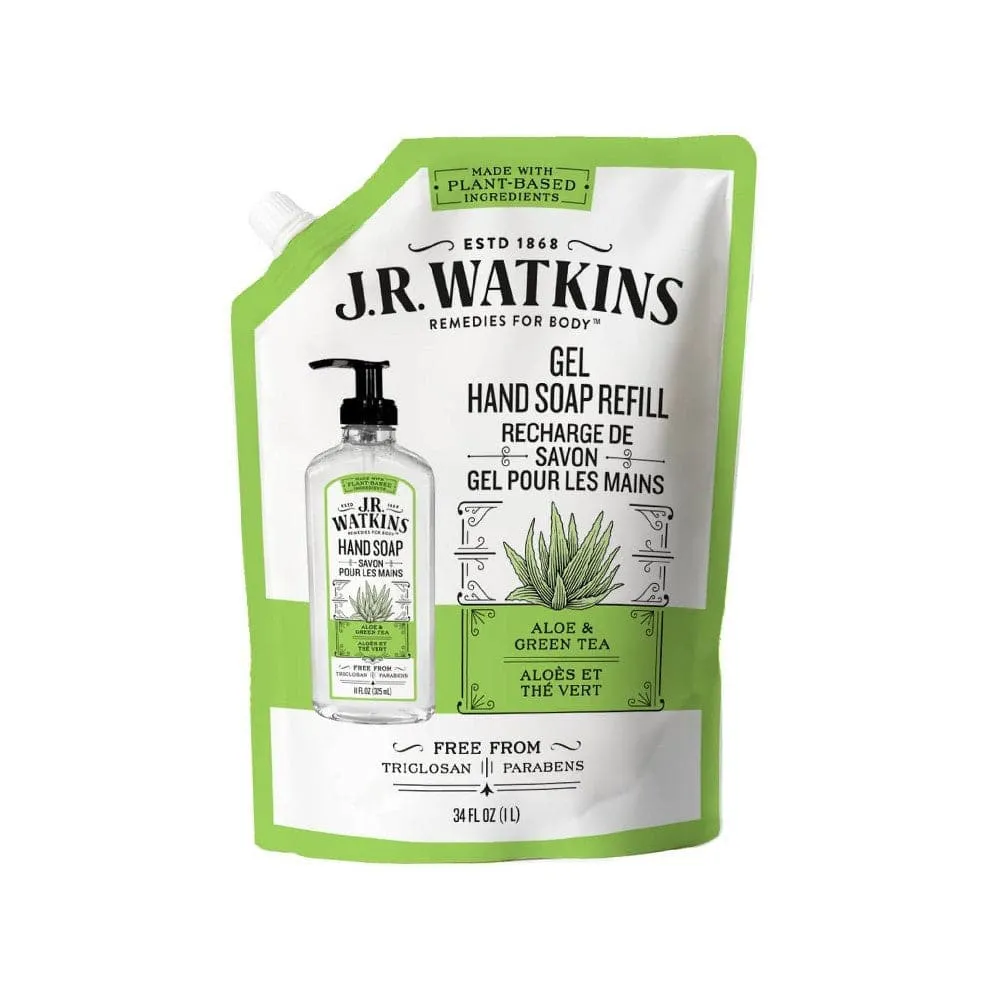 J.R. Watkins - Gel Hand Soap Refill Aloe & Green Tea