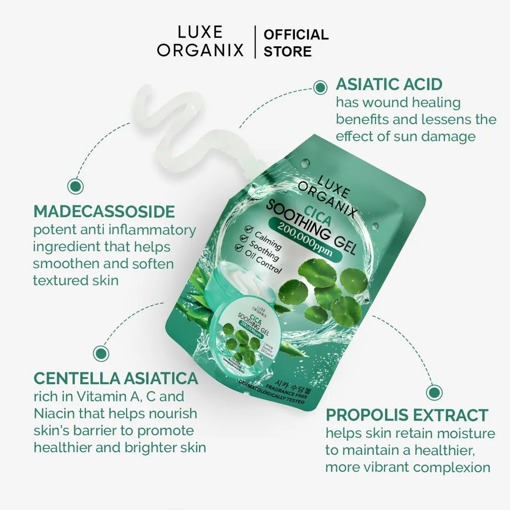 Luxe Organix Cica Soothing Gel (100ml)