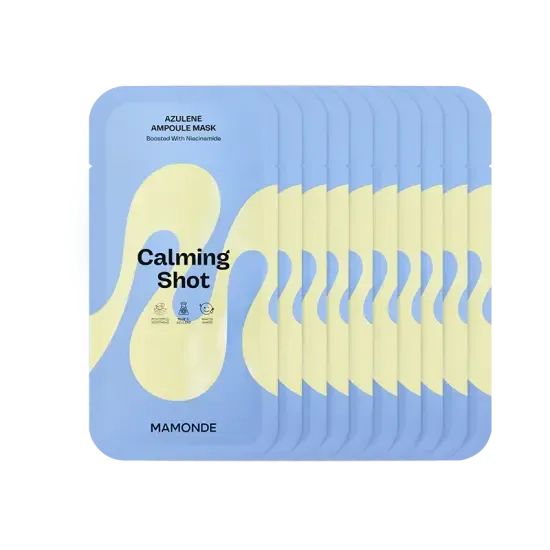 Mamonde Calming Shot Azulene Ampoule Mask 23ml x 10pcs