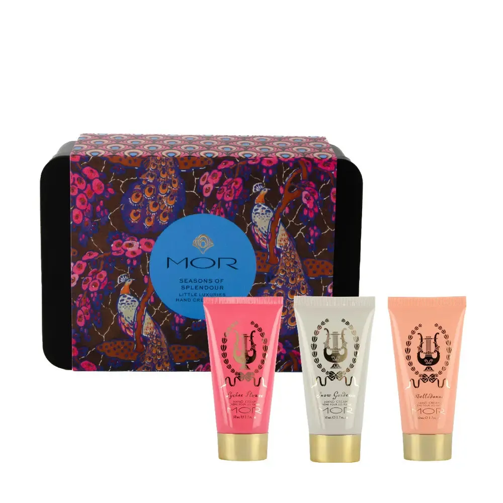 MOR Seasons Of Splendour Little Luxuries Hand Cream Trio