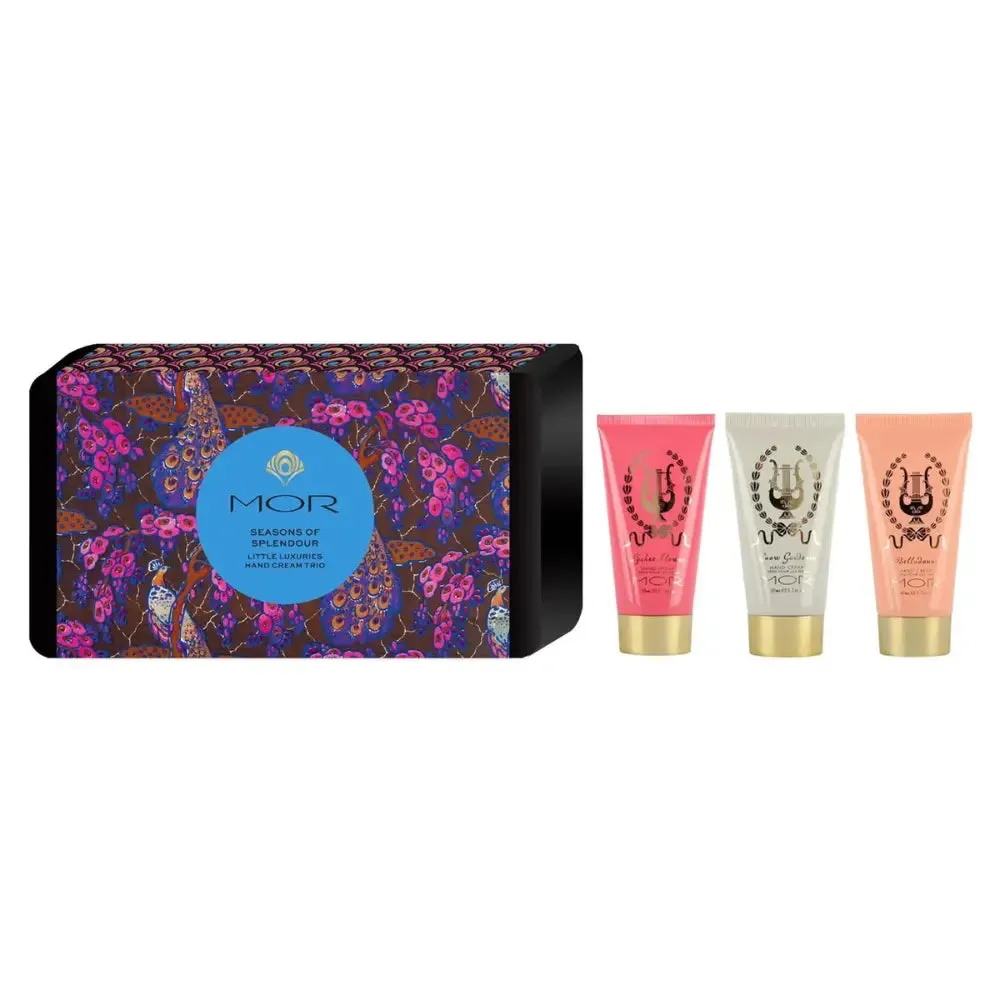 MOR Seasons Of Splendour Little Luxuries Hand Cream Trio