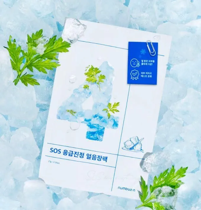 numbuzin No.4 SOS Icy Soothing Mask 10EA