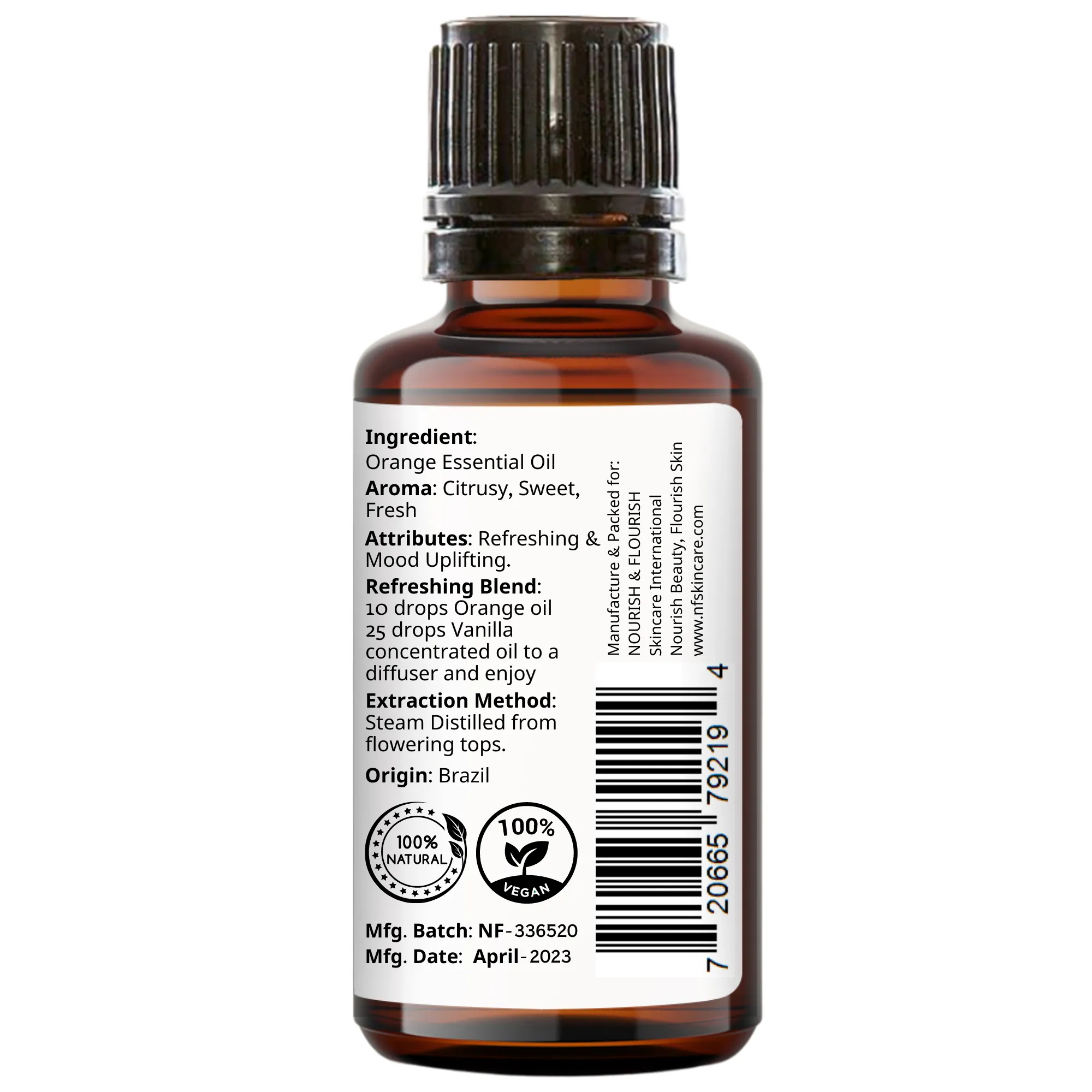 Orange Essential Oil 1 FL oz. 30 ml