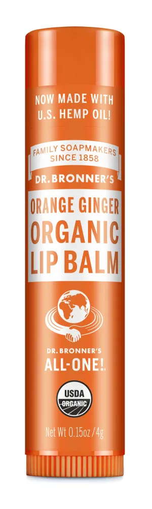 Orange Ginger - Organic Lip Balms