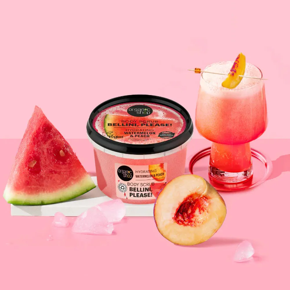 Organic Shop Hydrating Bellini, Please! Body Scrub