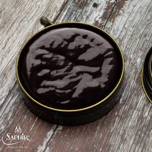 SAPHIR MEDAILLE D'OR PATE DE LUXE WAX POLISH - DARK BROWN - 50ml