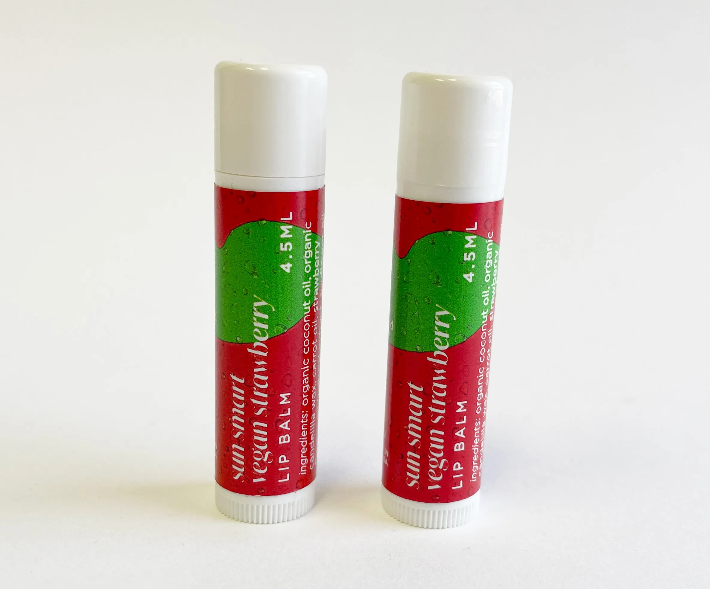 Sun Smart Strawberry Vegan Lip Balm