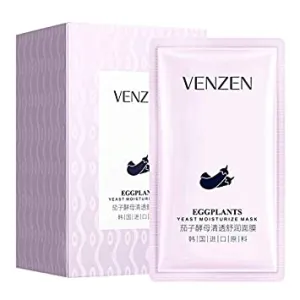 Venzen Eggplant Yeast Soothing Cleansing Clay Mask